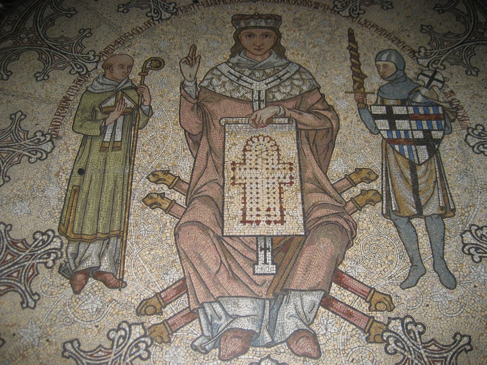 Mosaic Konrad von Hochstaden Cologne Cathedral
