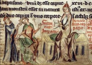 Frederick II Excommunicated by Innocent IV