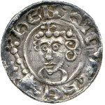 English Penny from the twelfth century featuring King John.